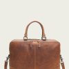 Men The Frye Company | The Frye Company Logan Work Bag Bags & Accessories Cognac