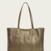 Women The Frye Company | The Frye Company Melissa Shopper Bags & Accessories Khaki