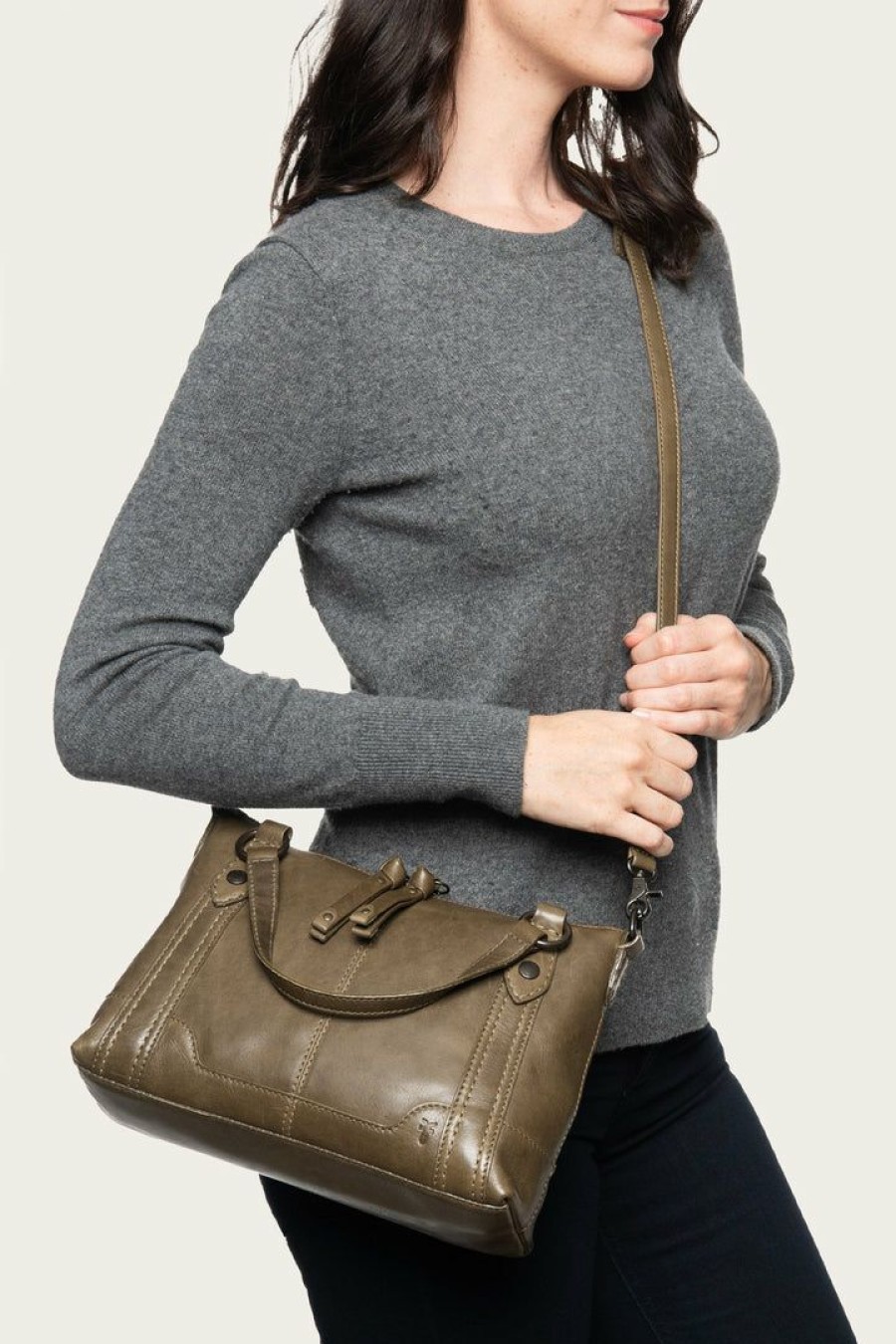 Women The Frye Company | The Frye Company Melissa Medium Crossbody Khaki