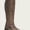 Women The Frye Company | The Frye Company Phillip Harness Tall Grey