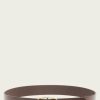 Women The Frye Company | The Frye Company Center Bar Buckle Belt With Perf Bags & Accessories Brown