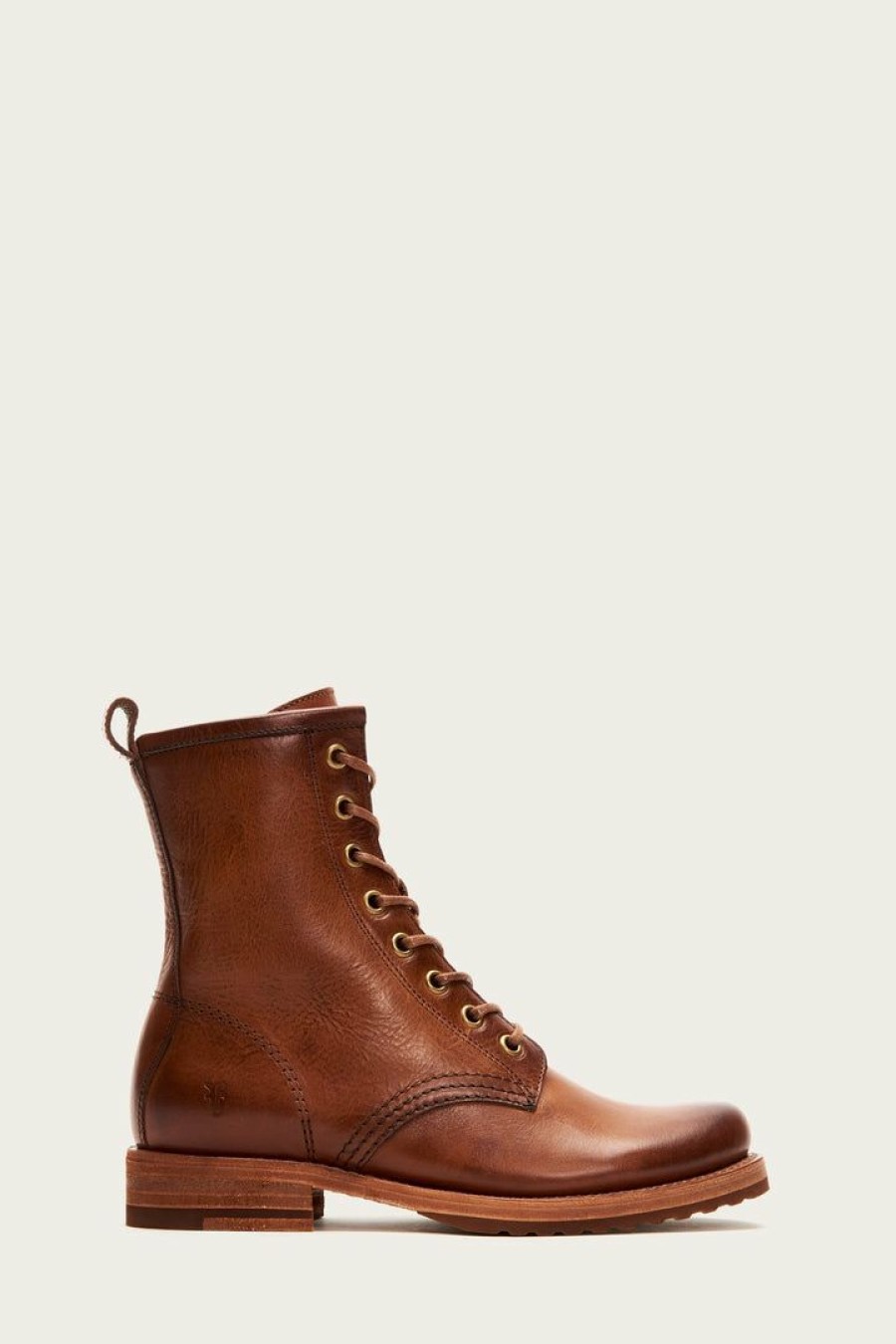 Women The Frye Company | The Frye Company Shoes Veronica Combat Caramel