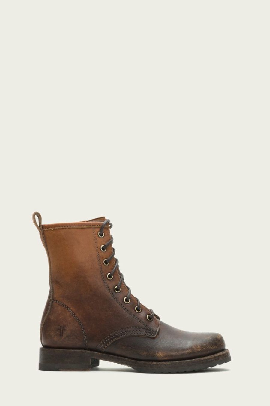 Women The Frye Company | The Frye Company Veronica Combat Cognac