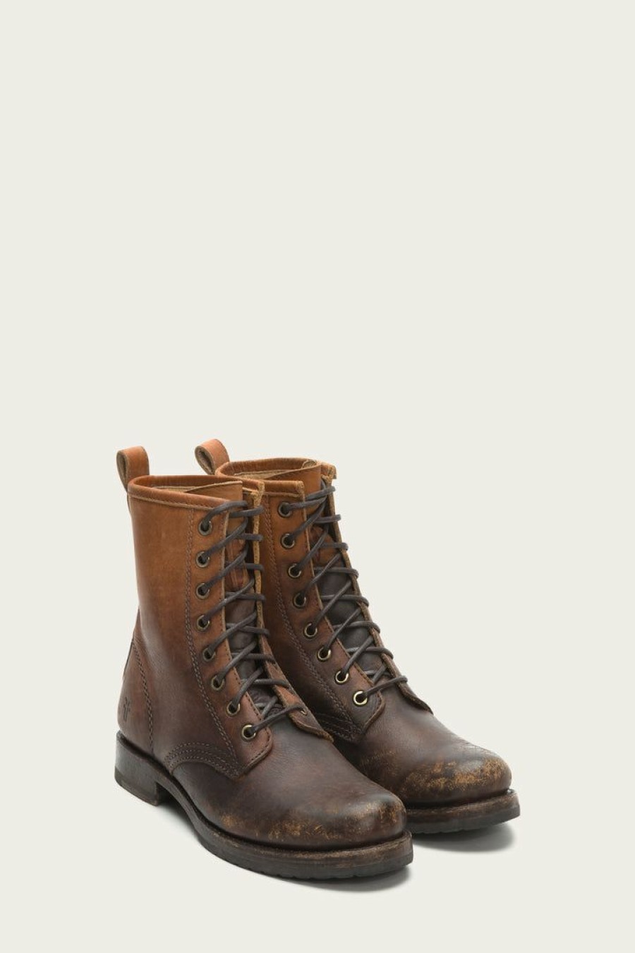 Women The Frye Company | The Frye Company Veronica Combat Cognac