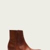 Women The Frye Company | The Frye Company Shoes Billy Inside Zip Bootie Caramel