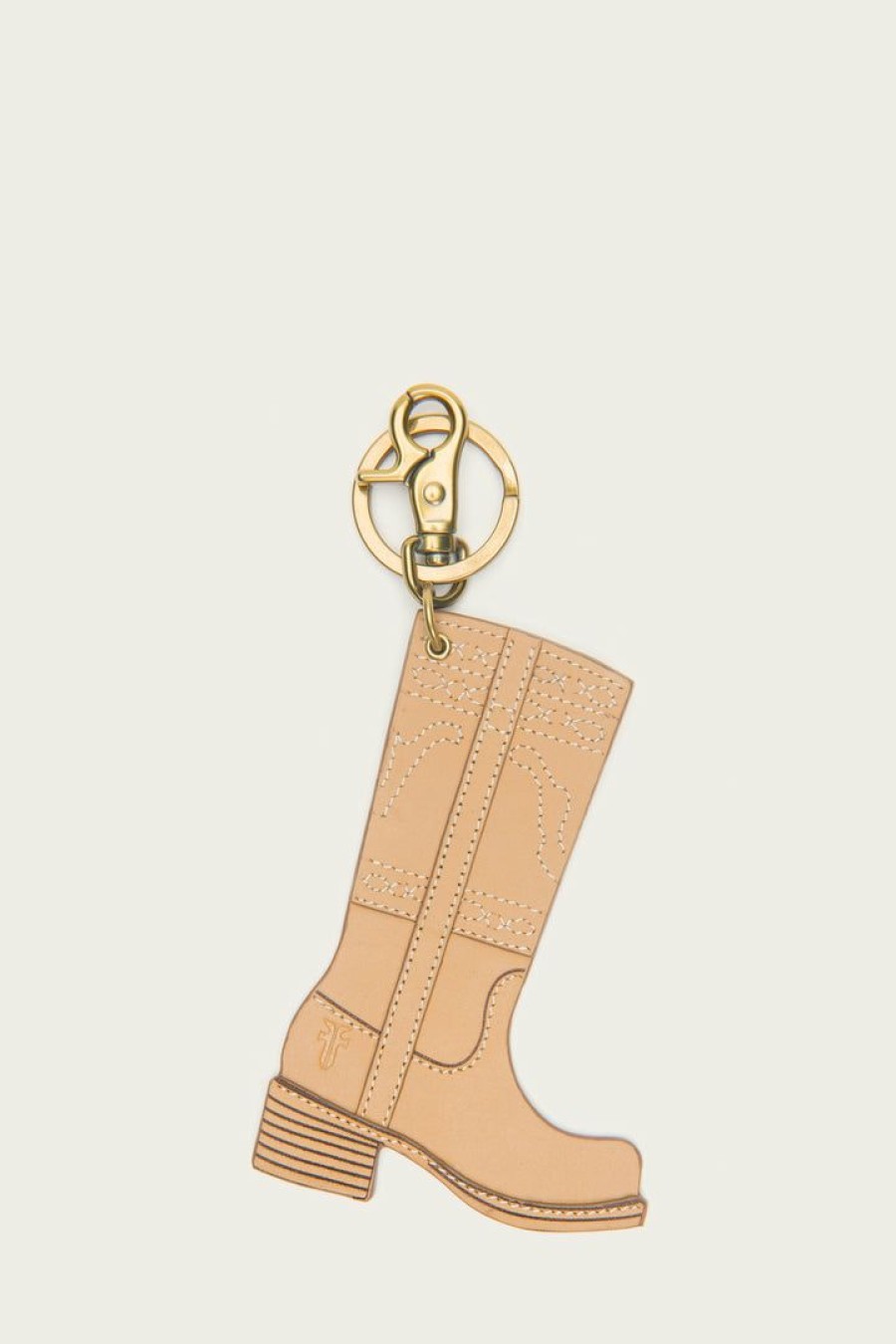 Women The Frye Company | The Frye Company Campus Stitching Horse Charm Tan