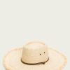 Women The Frye Company | The Frye Company Bags & Accessories Raffia Wide Brim Hat Sand