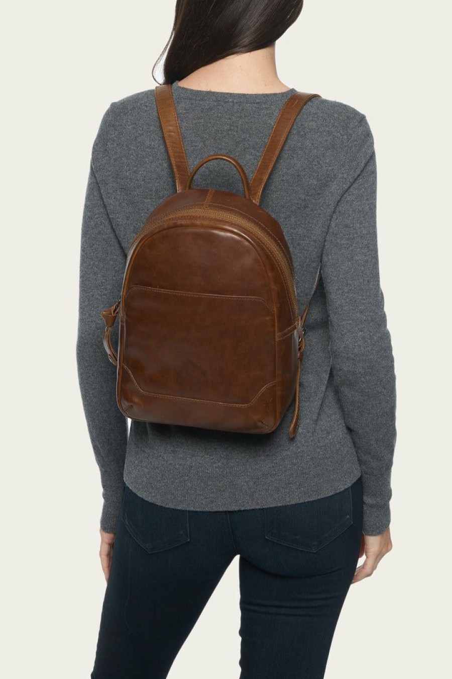 Women The Frye Company | The Frye Company Melissa Medium Backpack Bags & Accessories Cognac