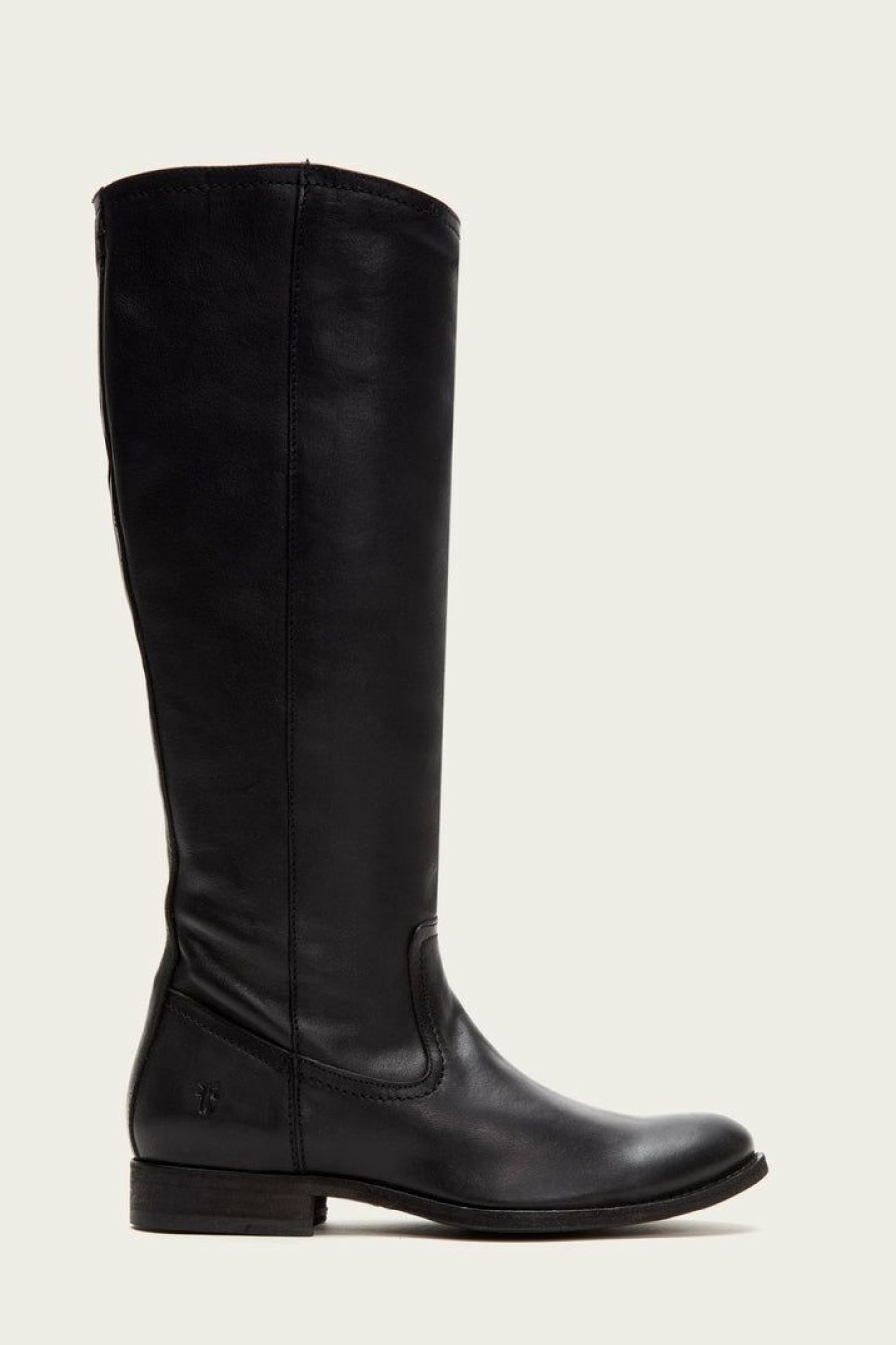 Women The Frye Company | The Frye Company Melissa Inside Zip Tall Wide Calf Black