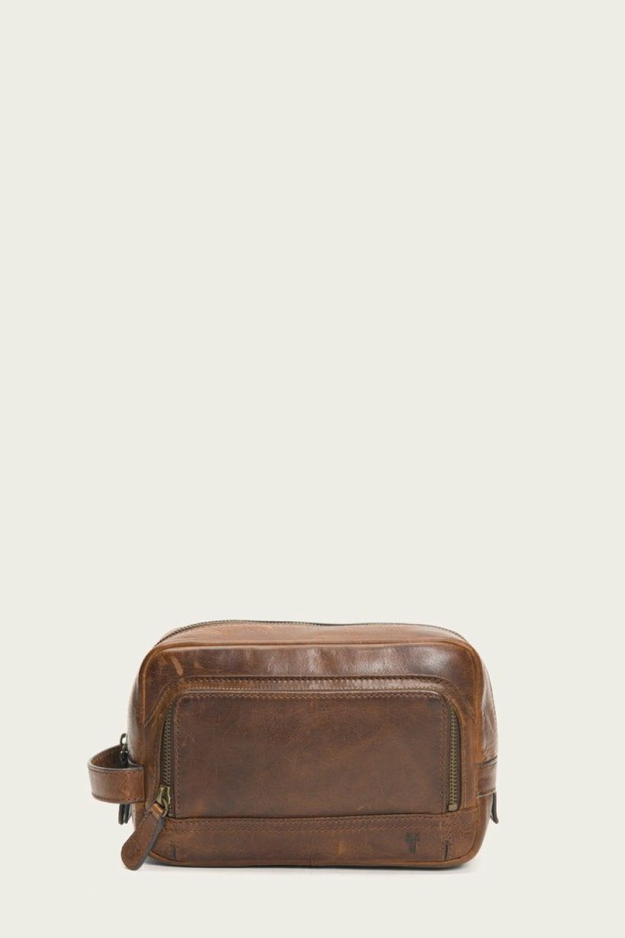 Men The Frye Company | The Frye Company Logan Travel Case Bags & Accessories Dark Brown