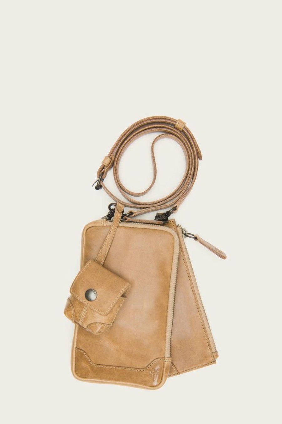 Women The Frye Company | The Frye Company Melissa 3-In-1 Crossbody Bags & Accessories Beige