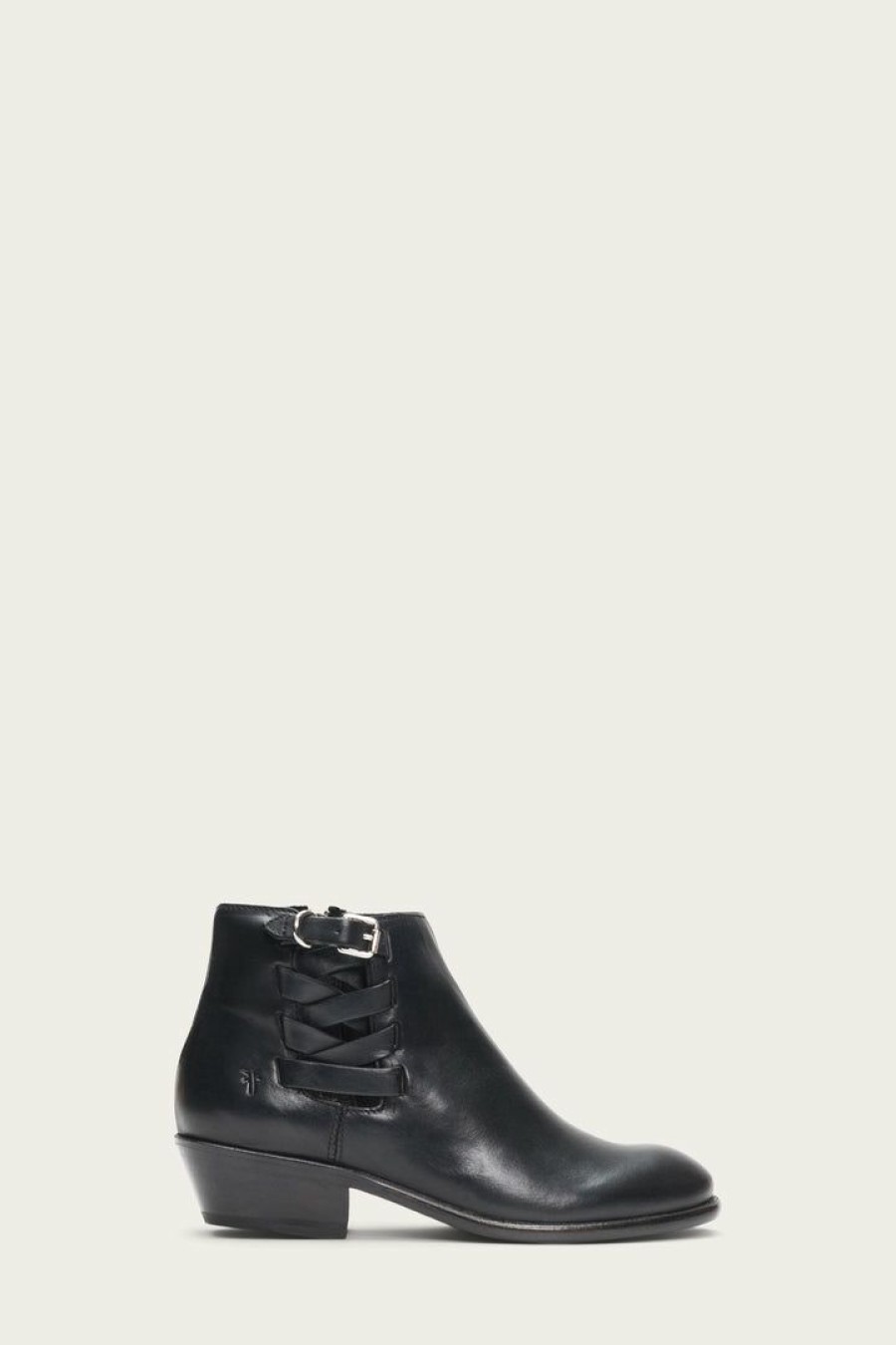 Women The Frye Company | The Frye Company Carson Belted Bootie Black