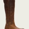 Women The Frye Company | The Frye Company Paige Tall Riding Cognac