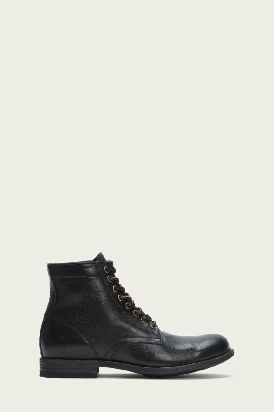 Men The Frye Company | The Frye Company Tyler Lace Up Shoes Black