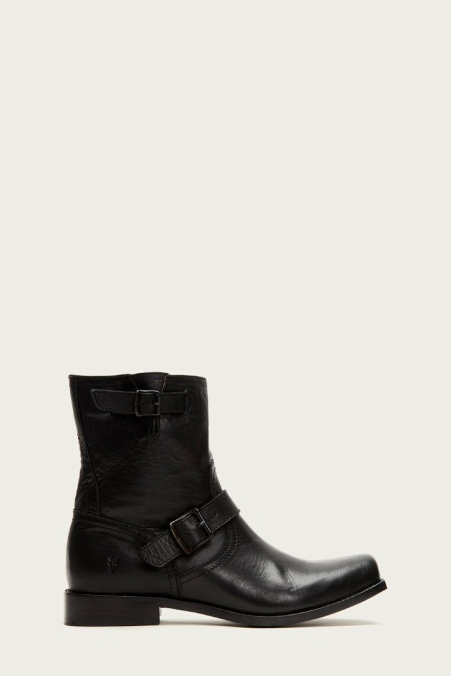 Men The Frye Company | The Frye Company Smith Engineer Black