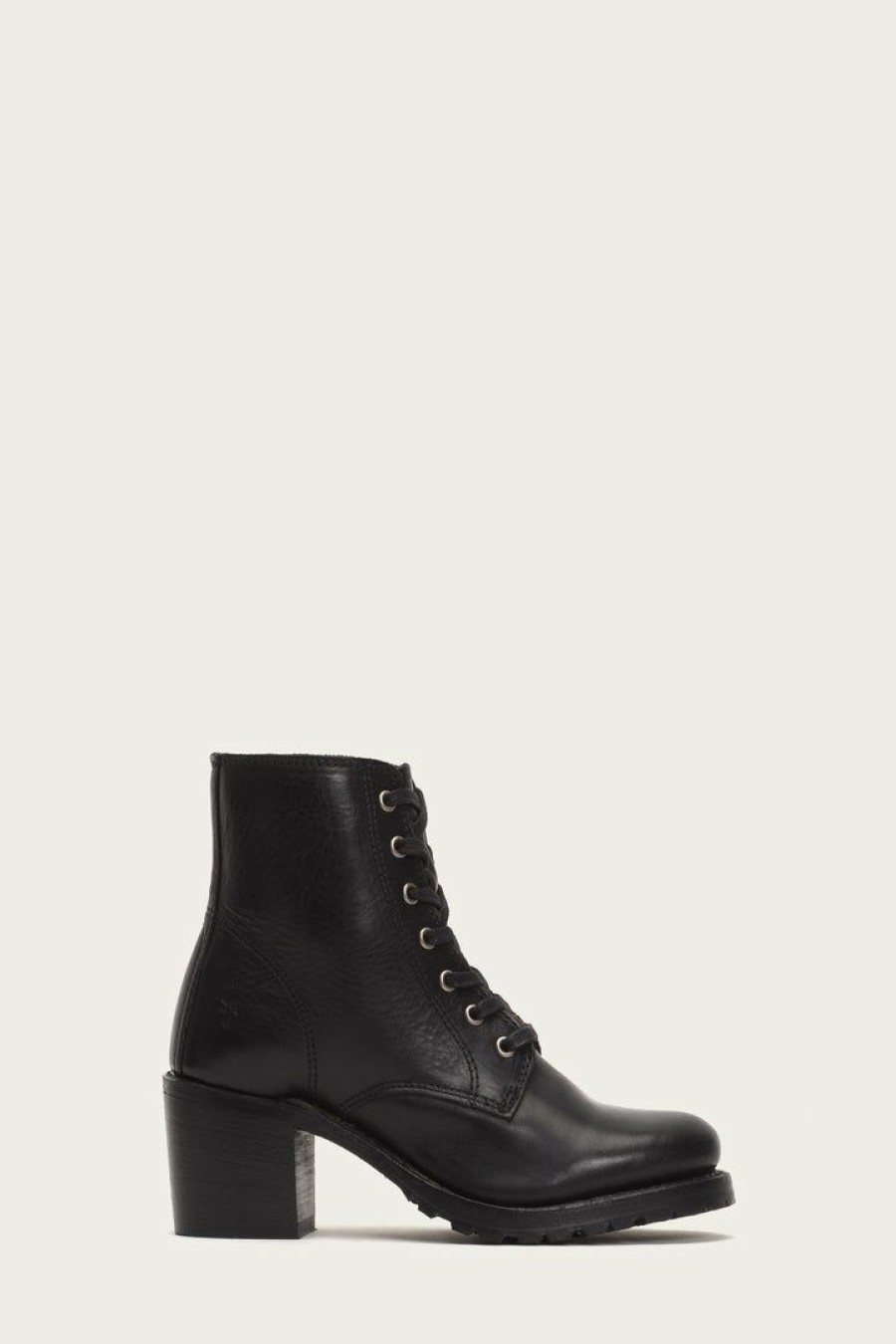 Women The Frye Company | The Frye Company Sabrina 6G Lace Up Shoes Black