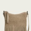 Women The Frye Company | The Frye Company Melissa Woven Swing Pack Bags & Accessories Beige