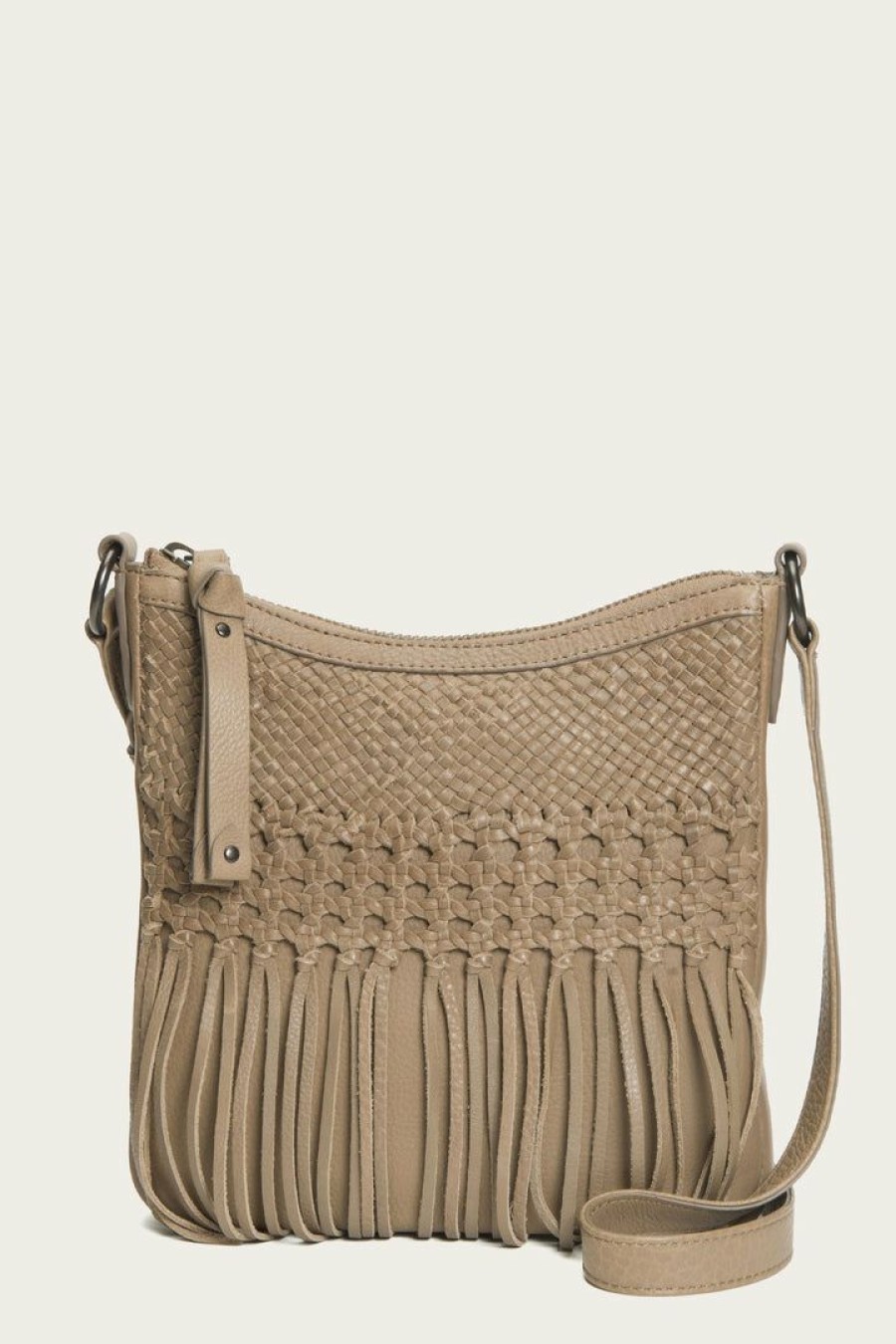 Women The Frye Company | The Frye Company Melissa Woven Swing Pack Bags & Accessories Beige