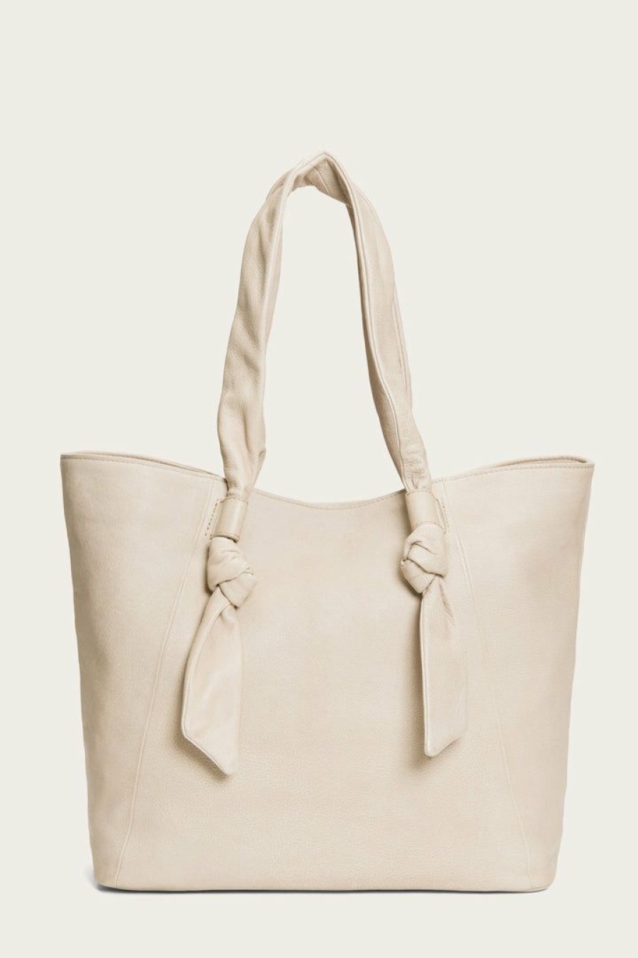 Women The Frye Company | The Frye Company Nora Knotted Tote Cream