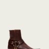 Men The Frye Company | The Frye Company Western Boots Conway Harness Brown