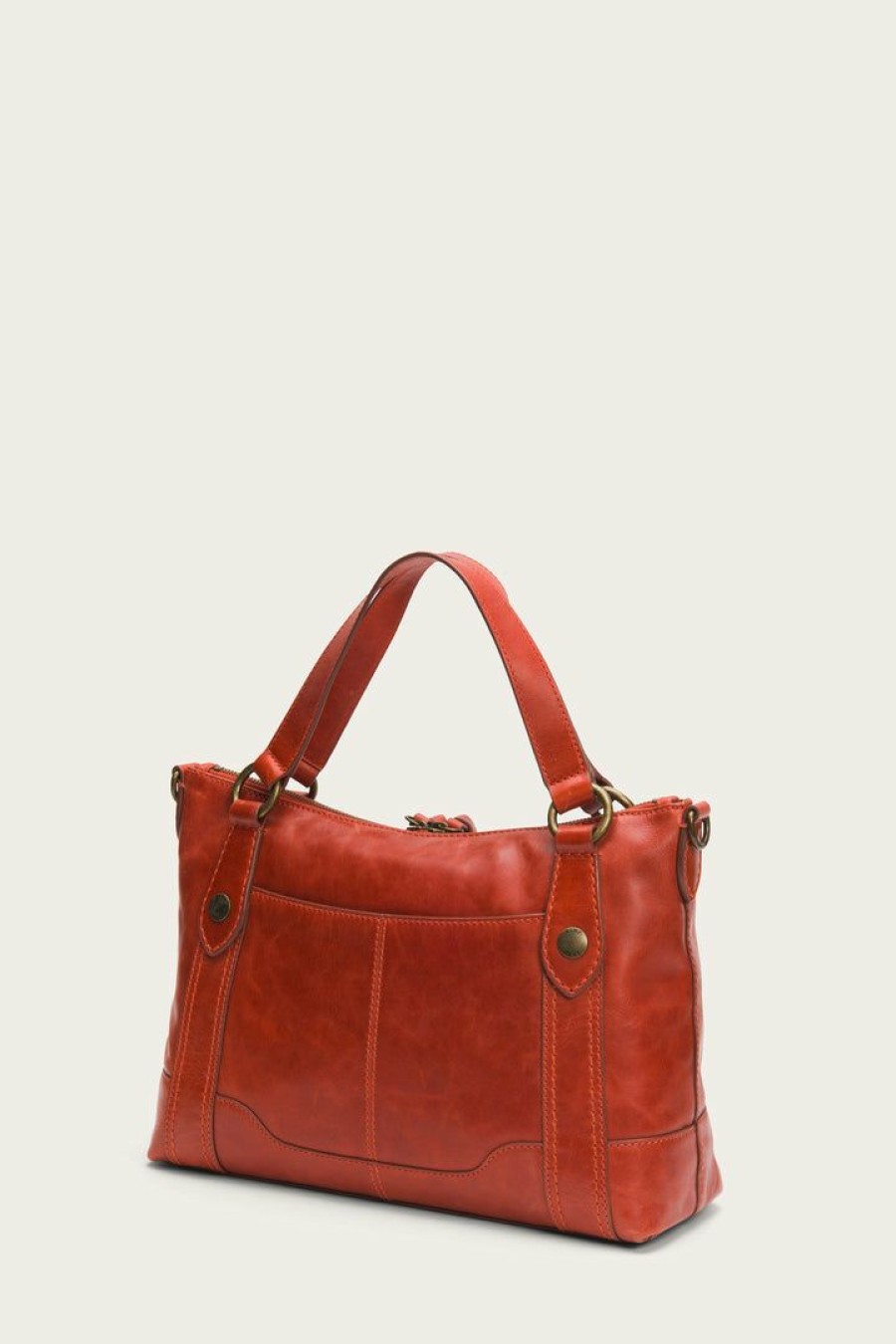 Women The Frye Company | The Frye Company Melissa Medium Satchel Bags & Accessories Sandstone