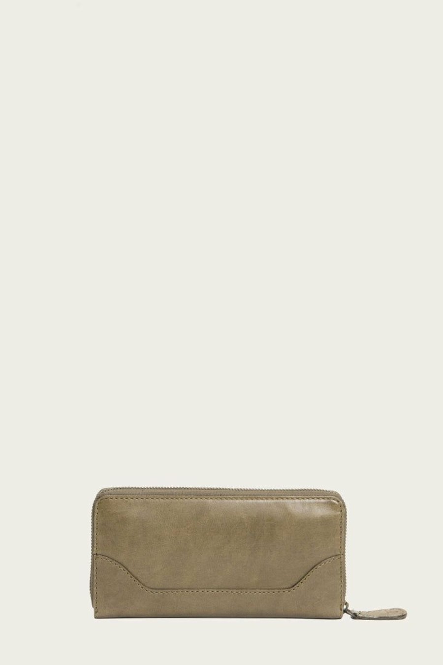 Women The Frye Company | The Frye Company Melissa Zip Wallet Khaki