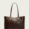 Women The Frye Company | The Frye Company Melissa Shopper Dark Brown