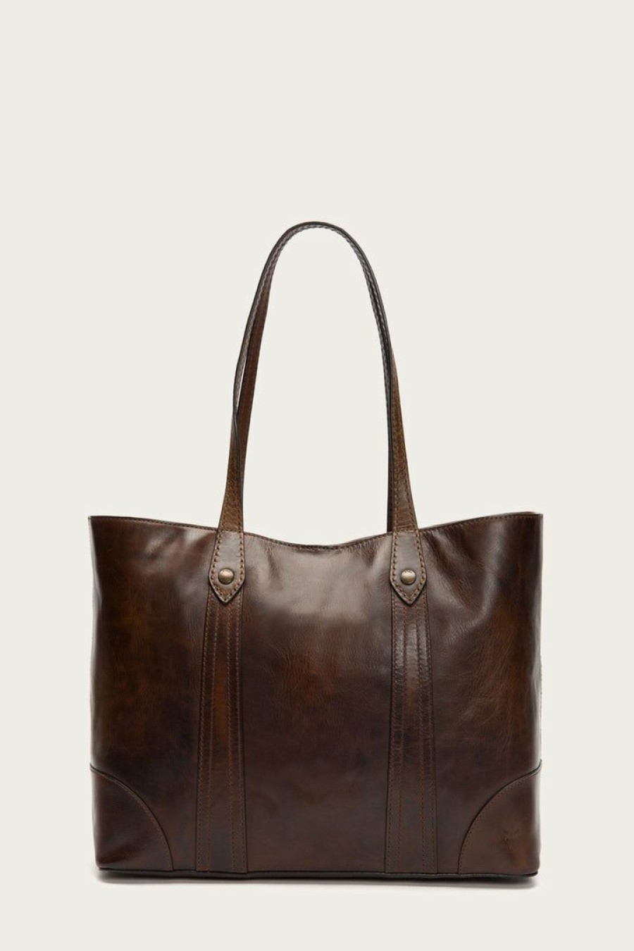 Women The Frye Company | The Frye Company Melissa Shopper Dark Brown