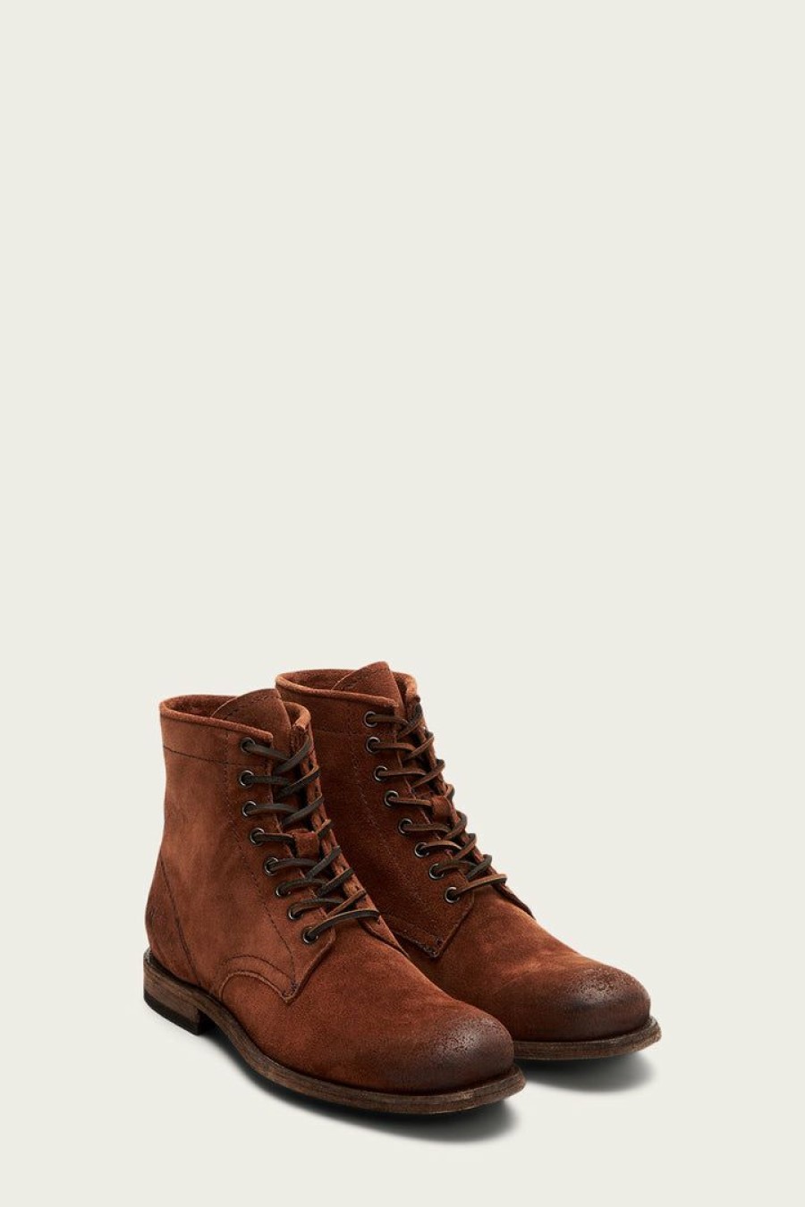 Men The Frye Company | The Frye Company Tyler Lace Up Brown