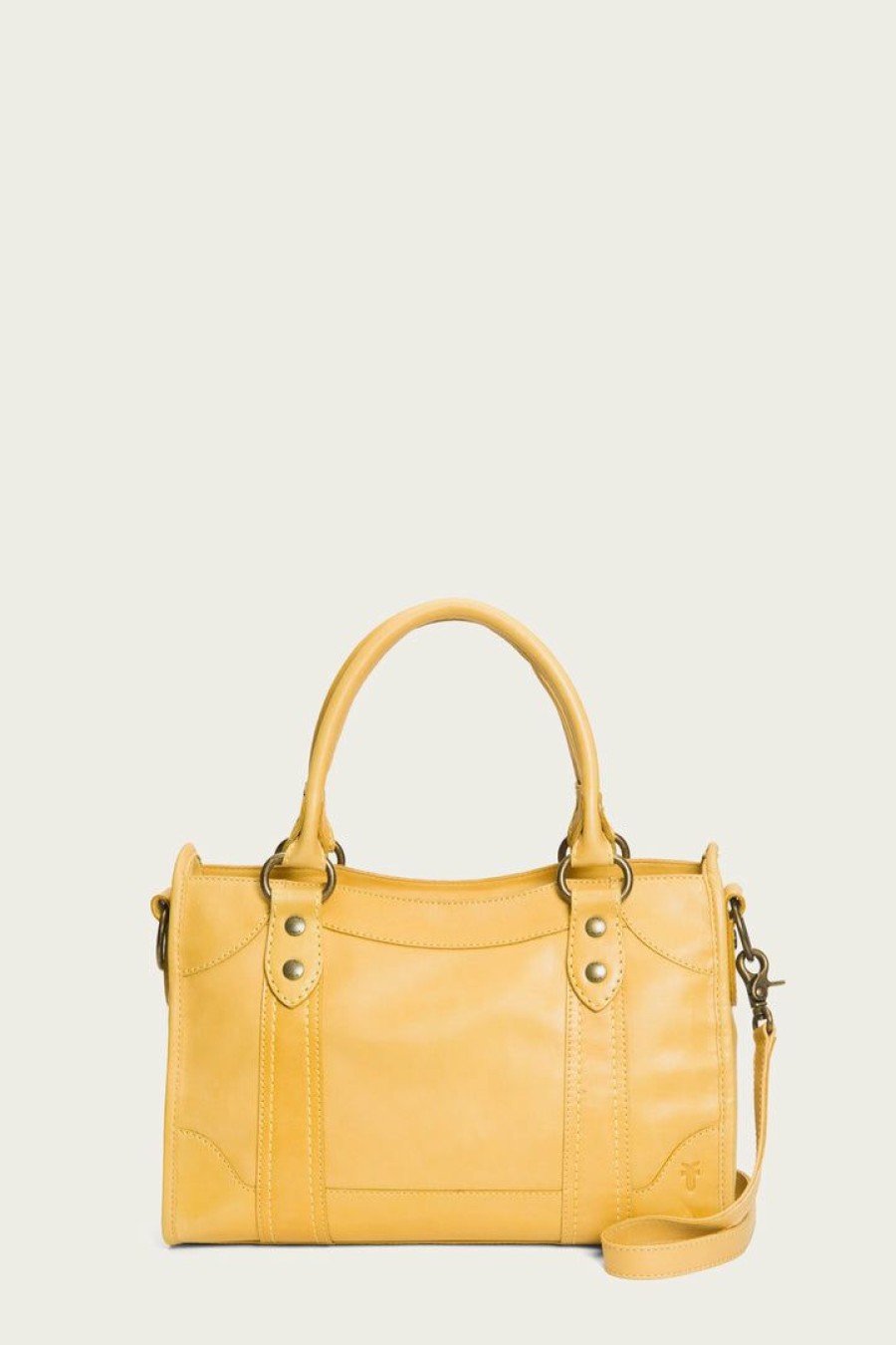 Women The Frye Company | The Frye Company Melissa Satchel Bags & Accessories Yellow