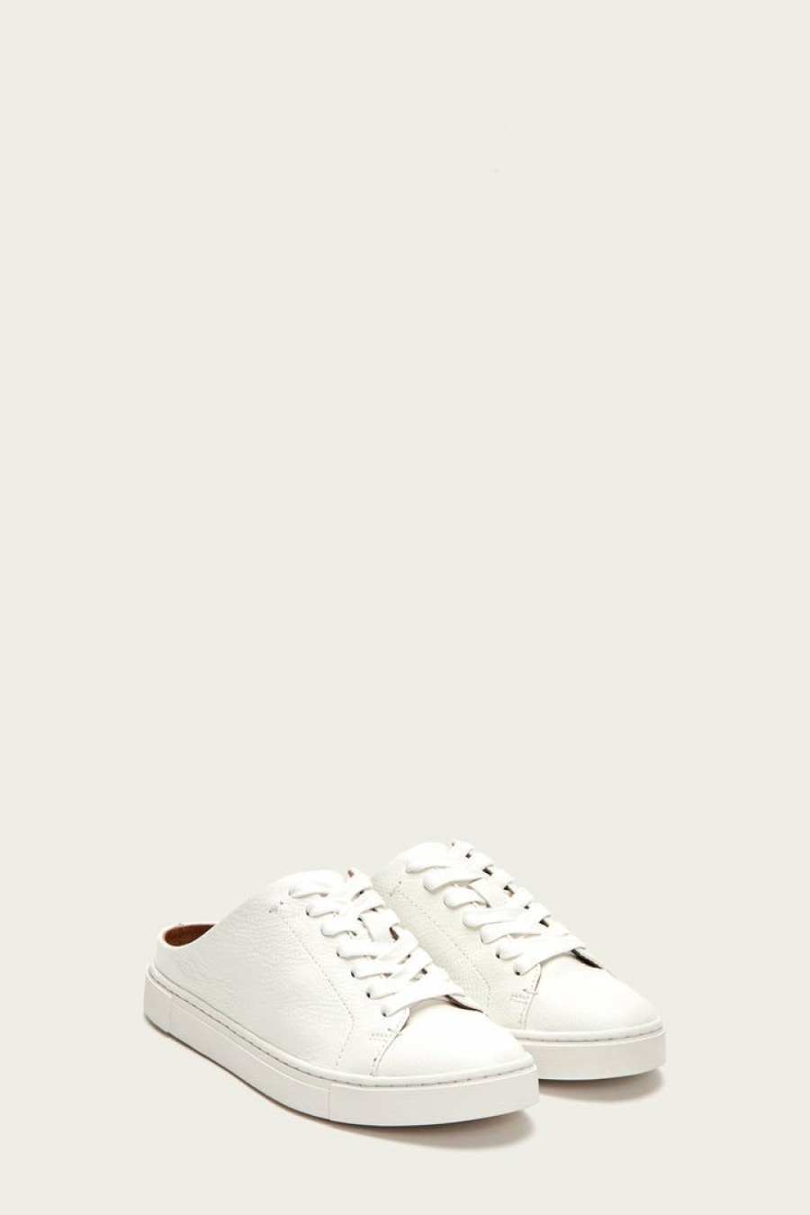 Women The Frye Company | The Frye Company Ivy Low Lace Mule Bestsellers White