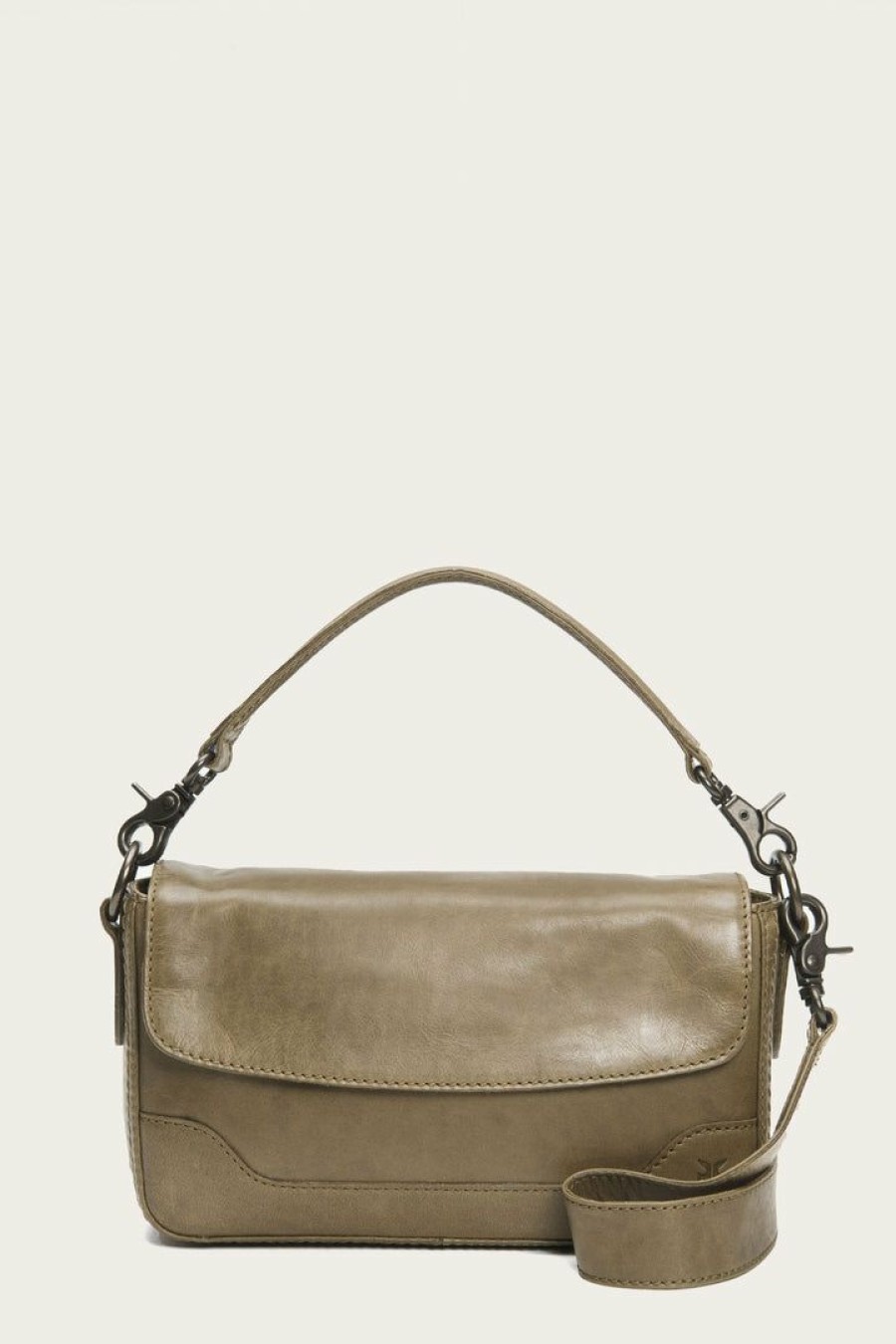 Women The Frye Company | The Frye Company Melissa Baguette Bags & Accessories Khaki