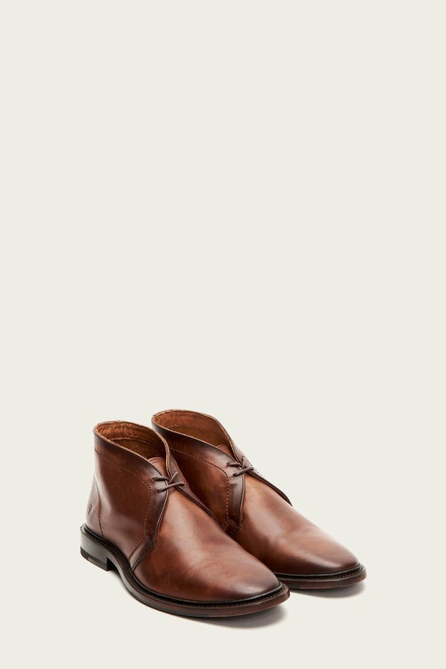 Men The Frye Company | The Frye Company Paul Chukka Cognac