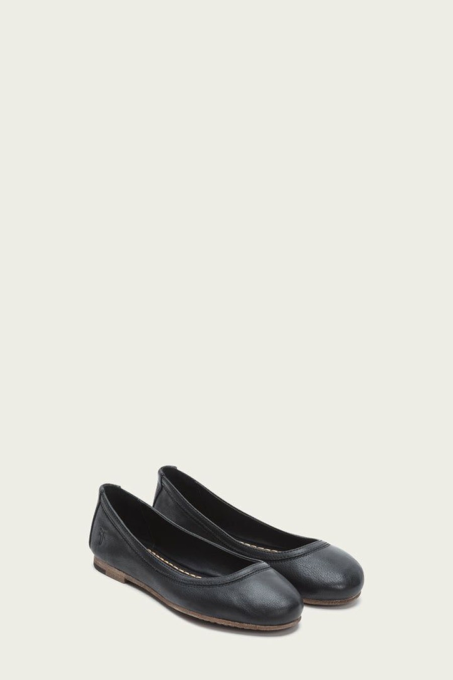 Women The Frye Company | The Frye Company Carson Ballet Black