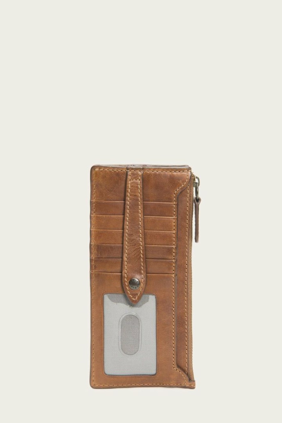 Women The Frye Company | The Frye Company Melissa Snap Card Wallet Bags & Accessories Cognac