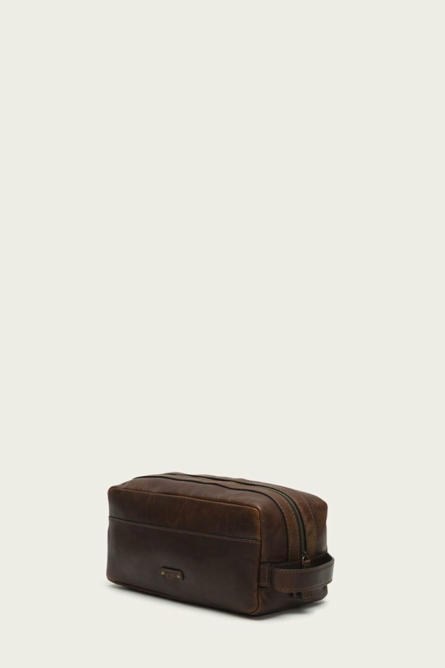 Men The Frye Company | The Frye Company Logan Travel Dopp Bags & Accessories Dark Brown