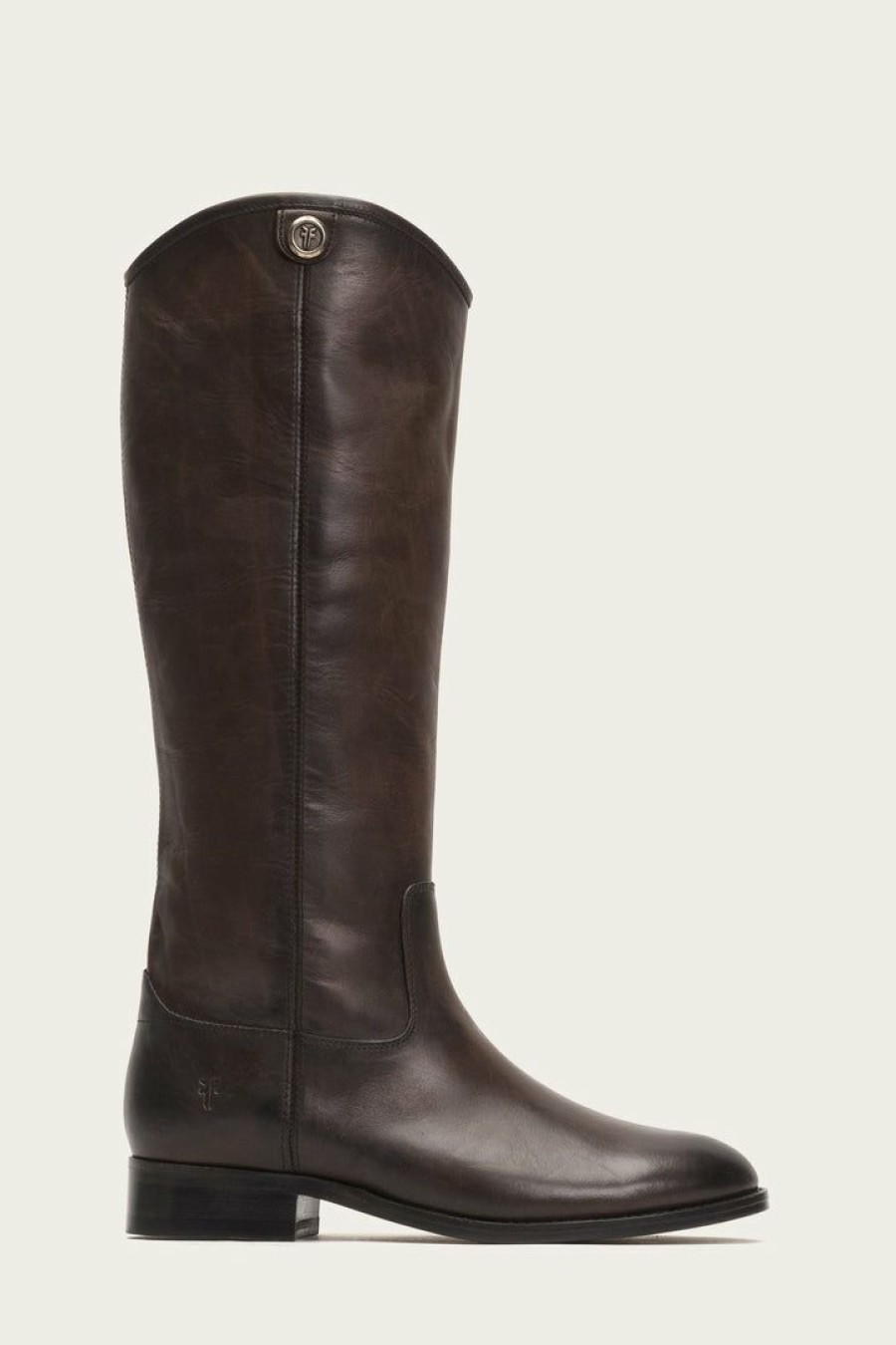 Women The Frye Company | The Frye Company Melissa Button 2 Mid & Tall Boots Smoke