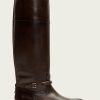 Women The Frye Company | The Frye Company Shoes Melissa Seam Tall Smoke