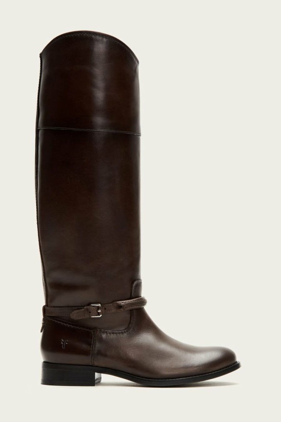 Women The Frye Company | The Frye Company Shoes Melissa Seam Tall Smoke