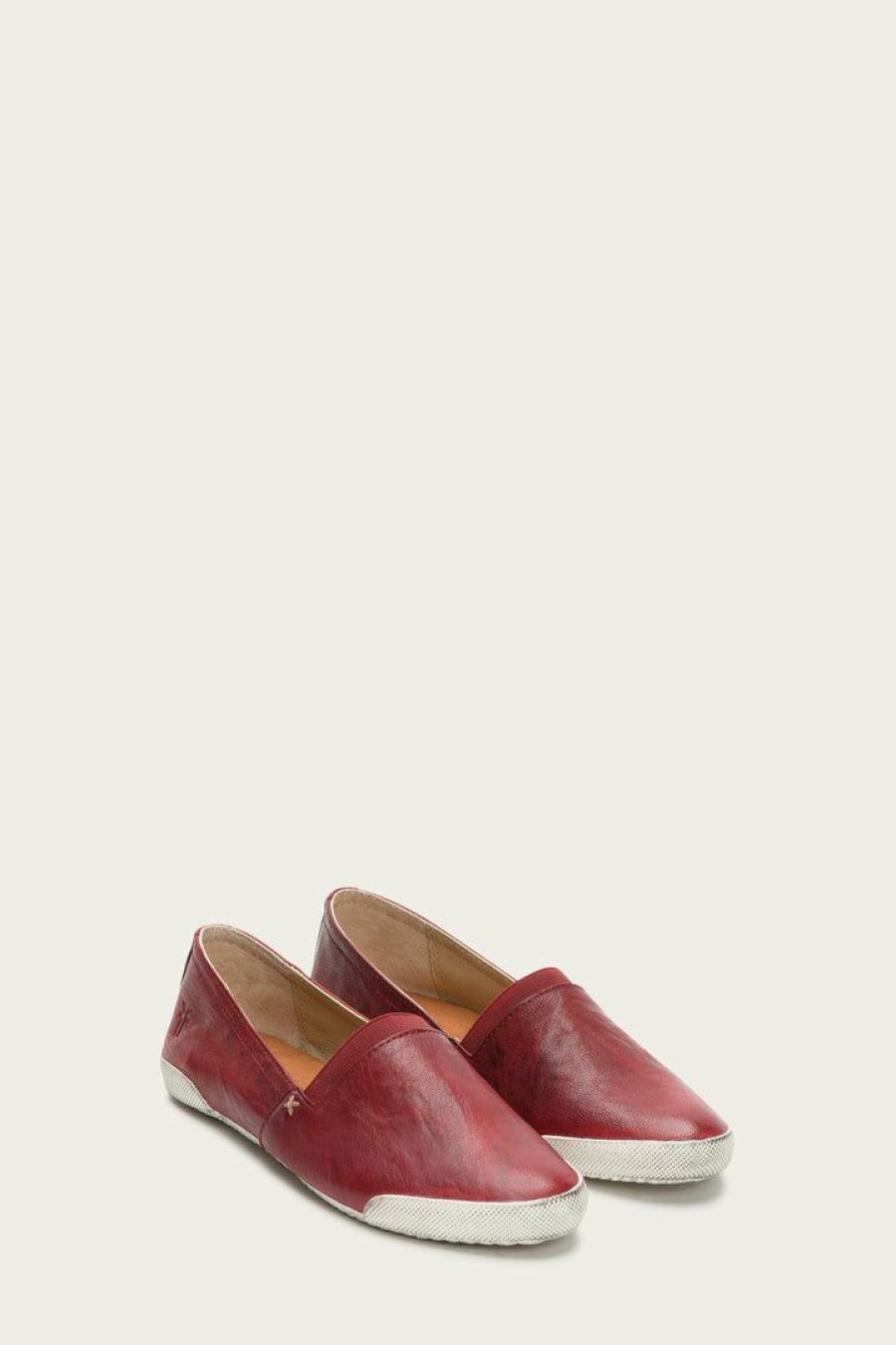 Women The Frye Company | The Frye Company Shoes Melanie Slip On Burnt Red