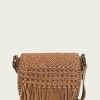 Women The Frye Company | The Frye Company Bags & Accessories Melissa Woven Saddle Bag Cognac